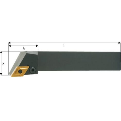 Porte-outils ISO 93° PDJNR/L, Désignation : PDJNL 2020 K15, Queue vierkant 20 x 20 mm, Dimensions l 125 mm, Dimensions l1 : 35 mm (1/2)