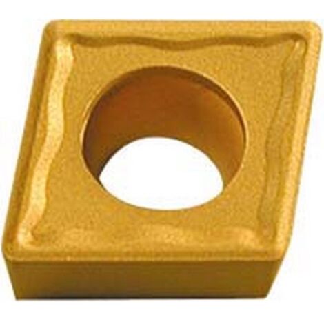 Plaquette amovible de tournage ISO positive 7°, Désignation : CCMT 060208 M PMK 5025, Rayon d'angle : 0,8 (Par 10)