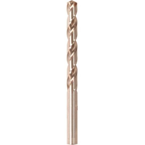 Foret hélicoïdal avec queue cylindrique courte, en acier à coupe rapide à 5 % de cobalt, type Ti, DIN 338, surface sans revêtement, Ø h8 : 9,90 mm (1/5)