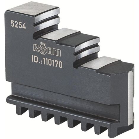 Röhm Mâchoire rotative DB, taille 100/110, jeu de 3 mâchoires, DIN 6350 mâchoire étagée vers l'intérieur - 110166 (1/4)