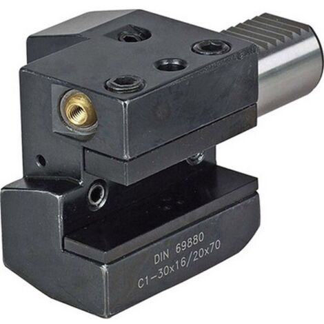 Porte-outils VDI axial C1 à droite, DIN 69880, VDI : 30, h1 20/16 mm, b1 70 mm, b2 : 35,0 mm, b3 : 17 mm, h5 : 28,0 mm, h6 : 38 mm, l1 : 70 mm (1/2)