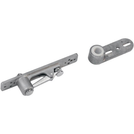 Charnière pivot 8067 avec roulement en plastique, longueur du boulon: partie supérieure et inférieure moulée sous pression normale cpl. DORMA