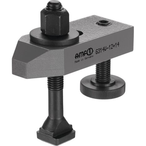 Fer de serrage Nr.6314V pour rainures 22mm Spann-H.16-65mm Vis de serrage M20x22x160mm AMF (1/2)