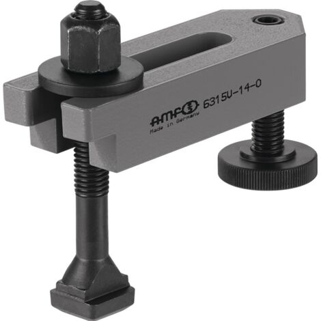 Fer de serrage Nr.6315V pour rainures 10mm L.100mm Vis de serrage M10x10x80mm AMF (1/2)