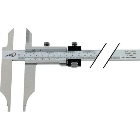 Pieds à coulisse DIN862 500mm avec FE avec pointes longueur du bec 150mm HELIOS PREISSER (1/5)