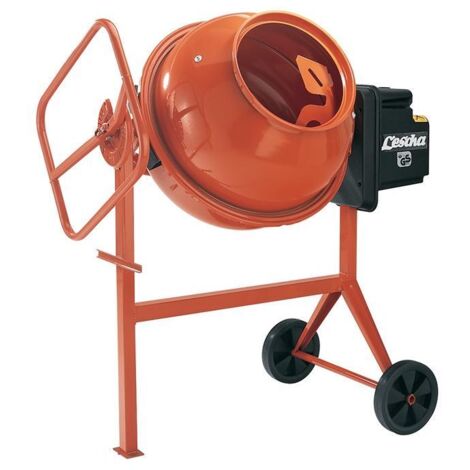 Altrad – Bétonnière 140 l 0,5 kW – Moteur performant pour mélange efficace – Poids 63 kg – Tension 230V – Équipée de roues pour transport facile - SM 145 S