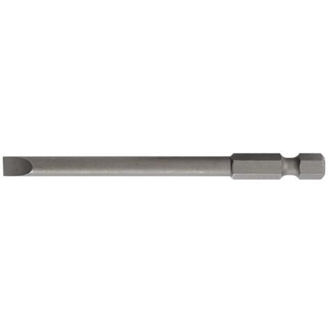 Embout pour vis à fente 65 mm longueur 89 mm 1/4 po. E63 épaisseur de lame 12 (Par 10) (1/3)