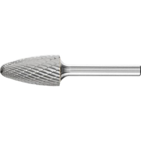 Fraise sur tige RBF D.16mm Tête-L.30mm Arbre-D.6mm HM carbure engrènement 3 PLUS PFERD (1/2)