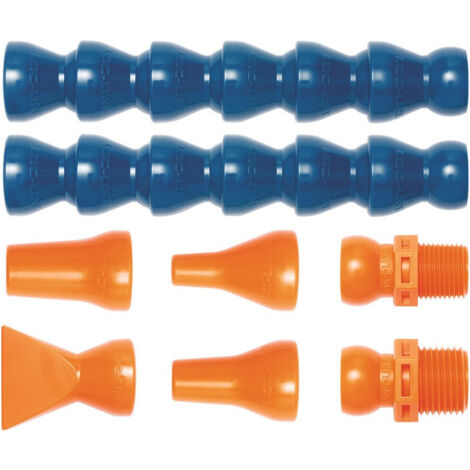 Kit tuyaux pour lubrifiant réfrigérant taille 1/2 po. 8 pièces LOC-LINE