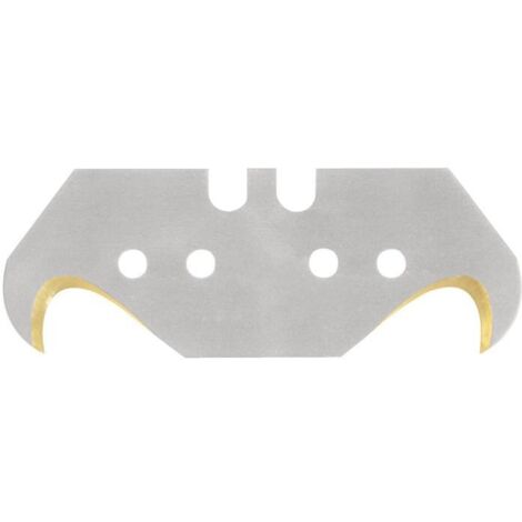 Lame crochue L482xl187xS065 mm titane avec poinçonnage 50 pièces/distributeur (1/2)