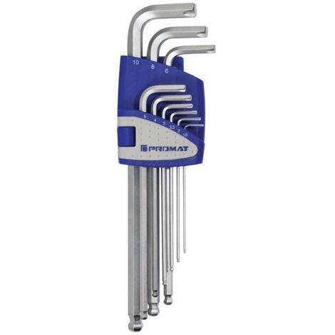 Jeu de tournevis hexagonal PL 7 pcs. support pliable SW 2-8 mm profil de libération acier S2 (1/4)