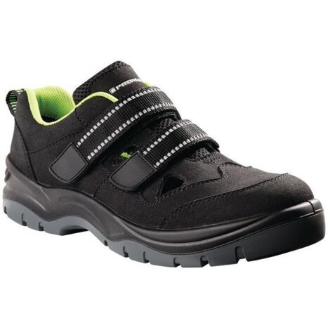 Sandale de sécurité Tobago taille 45 noir/vert microfibres/textile S1P SRC ESD EN ISO 20345 (1/3)
