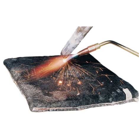 Tapis de protection anti-flammes support p.soudage avec isolation, humide L300xl300xH30env. mm JUTEC (1/2)