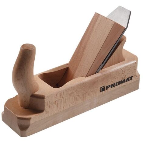 Rabot à planir larg. fer rabot 48 mm semelle en hêtre longueur 220 mm PROMAT (1/2)
