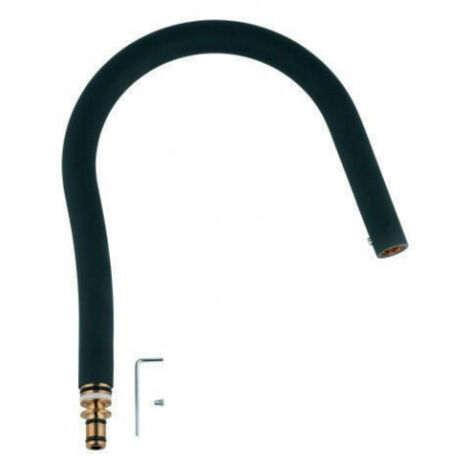 Tuyau de douche GrohFlexx 46968 aus Santopren softnoir (1/4)