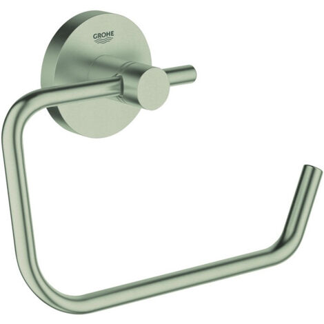 GROHE Porte-Rouleau De Papier Essentials 40689001 (Import Allemagne), Argent, Round