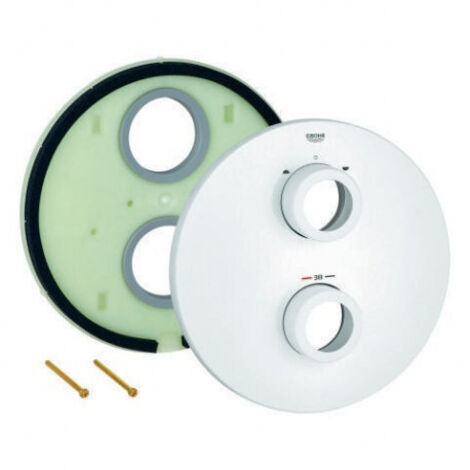 Rosace Grohe 47810 moon white (1/4)