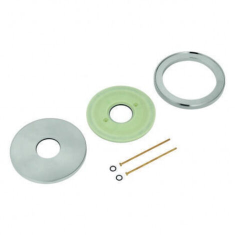 Rosace Grohe et Bague d'espacement 46971 pour Essence acier (1/3)