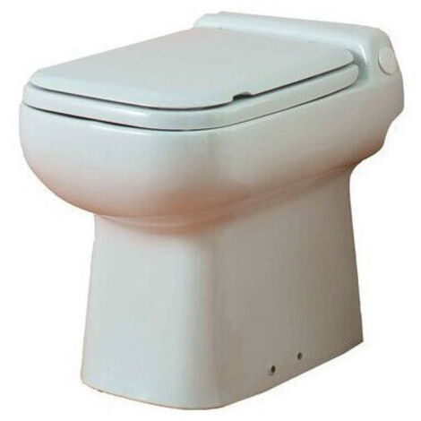 SFA – WC compact SaniCompact Luxe avec raccord lavabo blanc – Économie d'eau 1,8 à 3L – Dimensions 360x475x520mm – Système intégré pour eaux usées