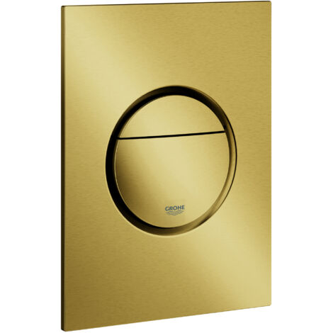 Plaque actionnement des toilettes GROHE Nova Cosmopolitan S 37601 2-M./Start&Stopp or brillant geb.