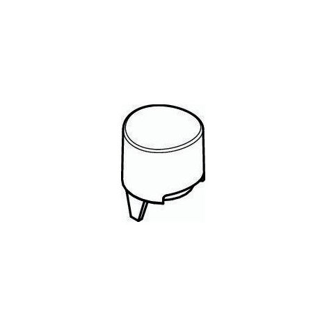 Bouton poussoir AXOR pour Thermostat chromé
