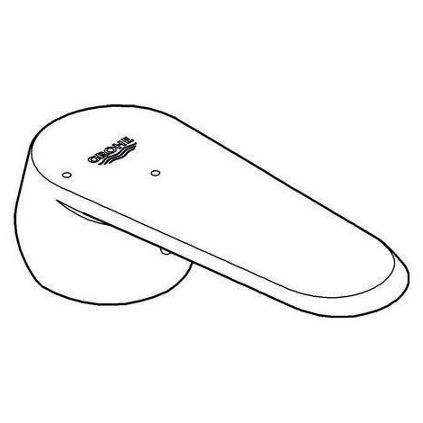 Levier GROHE 46867 chromé (1/3)