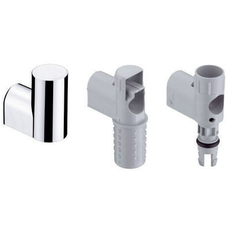 Support mural HG avec couvercle pour Wd-st UnicaD satinox