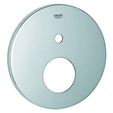 Rosace Grohe 48429 rond pour EHM-FMS avec 2-inverseurs chromé (1/4)