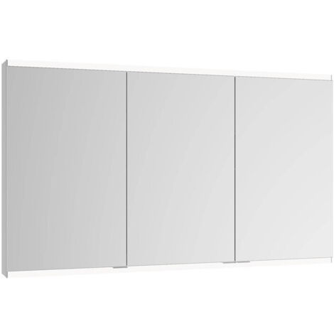 Armoire miroir Royal Modular 2.0 1100x900x160mm argent anodisé lumineux, encastrable, sans prises KEUCO