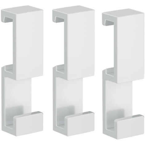 Crochet LOFT 3er Set. attachable blanc (1/5)