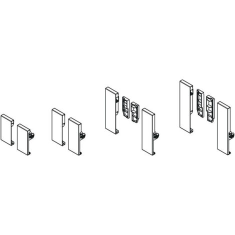 Connecteur de montage avant pour face avant ArciTech aluminium HETTICH