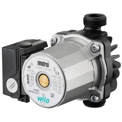 Oventrop – Circulateur Wilo ZRS 15/4-3 KU – Entraxe DN 25 – Tension 110V – Réglage de régime 3 étapes – Boîtier plastique