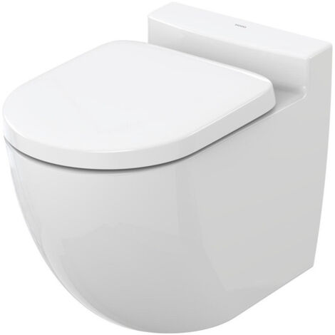 WC au sol NC profond, sans rebord blanc, sortie horizontale TOTO