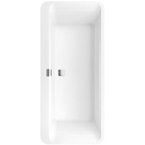 Système Balnéo, Squaro Edge 12, Baignoire, UBQ180SQE7DV, Ovale, Quaryl®, 1800 x 800 mm, blanc, Special Combipool Active (AP), Alimentation en eau,