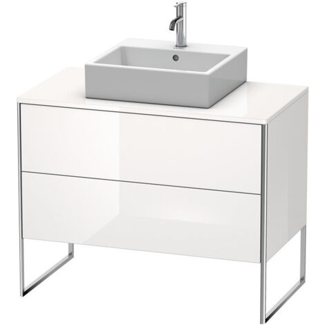 Vicco Meuble sous-lavabo "Majest" blanc/blanc brillant
