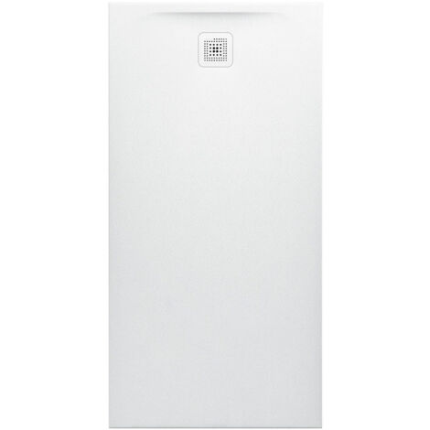 Receveur de douche LAUFEN PRO, rectangulaire, écoulement latéral court, 1600 x 800 x 42 mm, gris clair LAUFEN