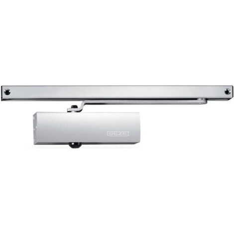 Ensemble ferme-porte TS 1500 G argenté EN 1