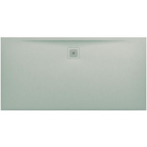 Receveur de douche LAUFEN PRO, rectangulaire, écoulement latéral long, 1600 x 800 x 32 mm, gris clair LAUFEN