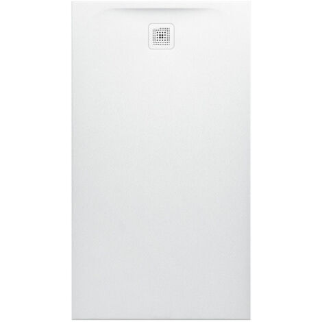 Receveur de douche LAUFEN PRO rectangulaire, bonde côté court 1600 x 900 x 42 mm anthracite LAUFEN