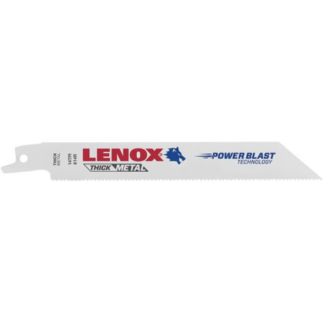 25 Lames De Scie Sabre Lenox 18 Dents - Pour Métal, Bimétal, Longueur 203 Mm