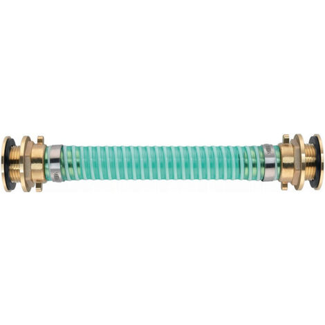 Kit De Raccordement Pour Récupérateur D'eau De Pluie - Tuyau 50cm + Raccords 25mm - Pour Relier 2 Cuves