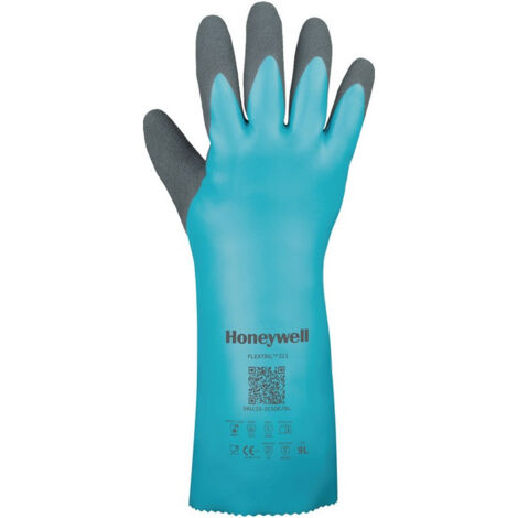 Gants chimiques FLEXTRIL™ 211 Taille 9 vert EN 388.EN 374.EN 407 PSA III HONEYWELL (Par 12)