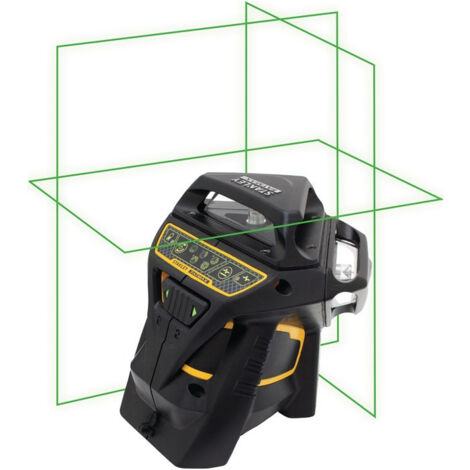 FP – Laser multiligne 35m – 3 lignes à 360° – Précision ± 3mm/10m – Classe laser 2 – Plage de travail 60m – Coque caoutchouc résistante
