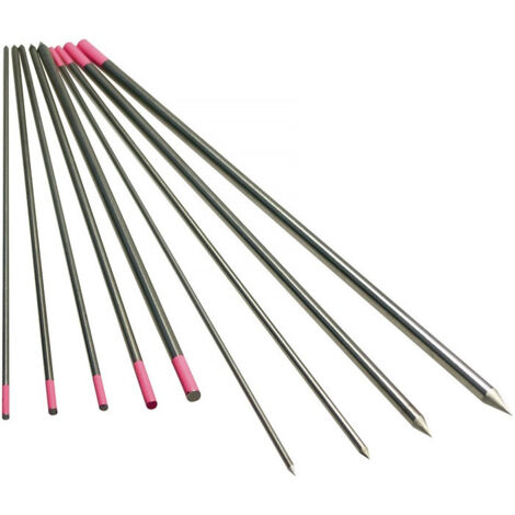 Électrode en tungstène LYMOX d. 2.4 mm longueur 175 mm rose LITTY (Par 10)
