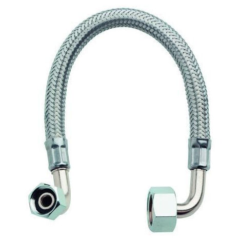 Grohe – Flexible de raccordement – Raccord de robinetterie avec filetage entrée 1/2'' – Matière PVC – Fixation par vis (1/3)