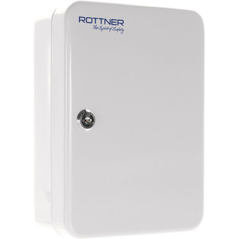 Boîte à clés SK 10 H250xL180xP85mm gris clair STA Anz.Hak.20 ROTTNER (1/5)