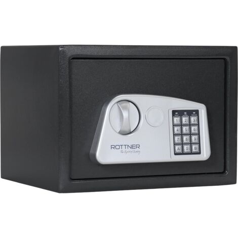 Coffre-fort meuble Jupiter 3 250x350x280mm serrure électronique Fbd.9kg ROTTNER (1/5)