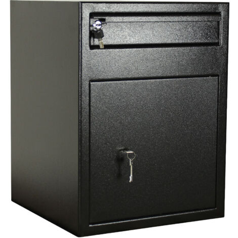 Coffre-fort H600xL460xP470mm 71l 1 porte.1 abattant noir ROTTNER (1/5)