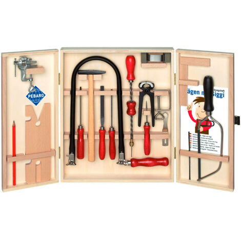 Coffret outils menuiserie enfant Type 401S 19 Pièces . (1/4)