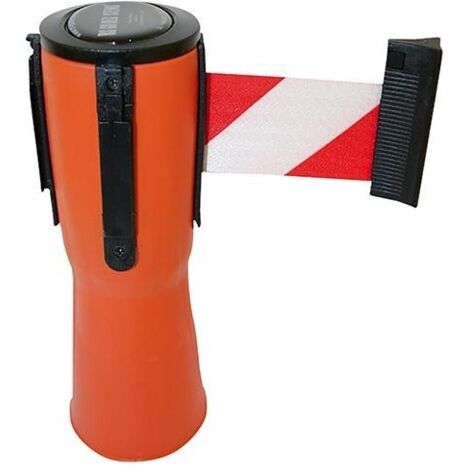 FP – Bande de cône de signalisation rouge et blanc 4m – Compatible avec cônes de 750mm – Plastique durable pour délimitation zones